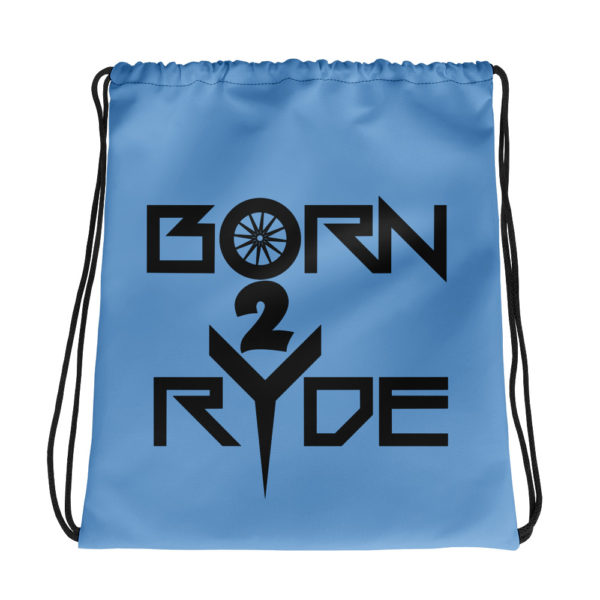 Tryker Lyfe Born 2 Ryde Drawstring Bag (Lt. Blue)