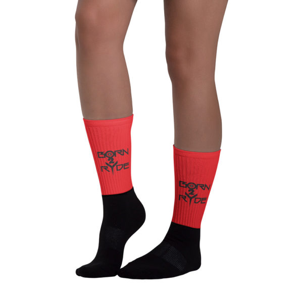 Tryker Lyfe Born 2 Ryde Socks (Red)