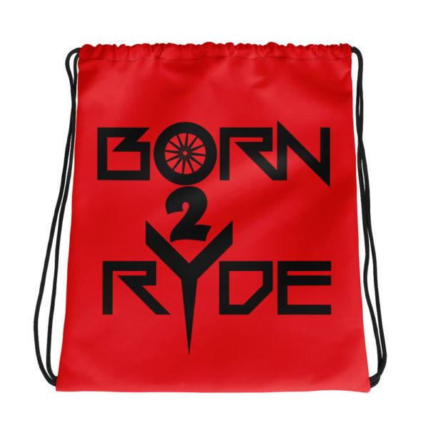 Tryker Lyfe Born 2 Ryde Drawstring bag (Red)