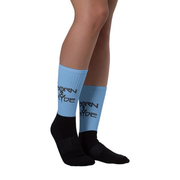 Tryker Lyfe Born 2 Ryde Socks (Lt. Blue)