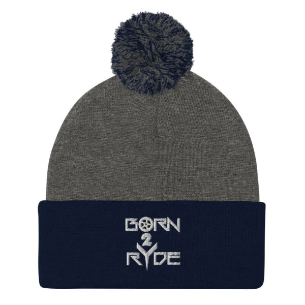 Born 2 Ryde Pom-Pom Beanie